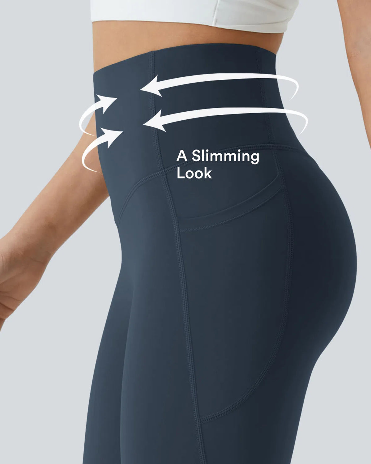 UltraSculpt™ High-Waisted Tummy Control Bootcut Leggings with Pockets