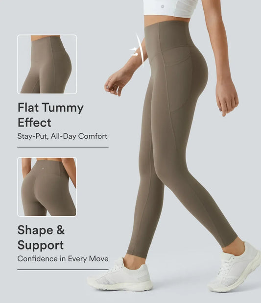 UltraSculpt™ High Waisted Scrunch Butt Lifting Tummy Control Pocket Shaping Training Leggings